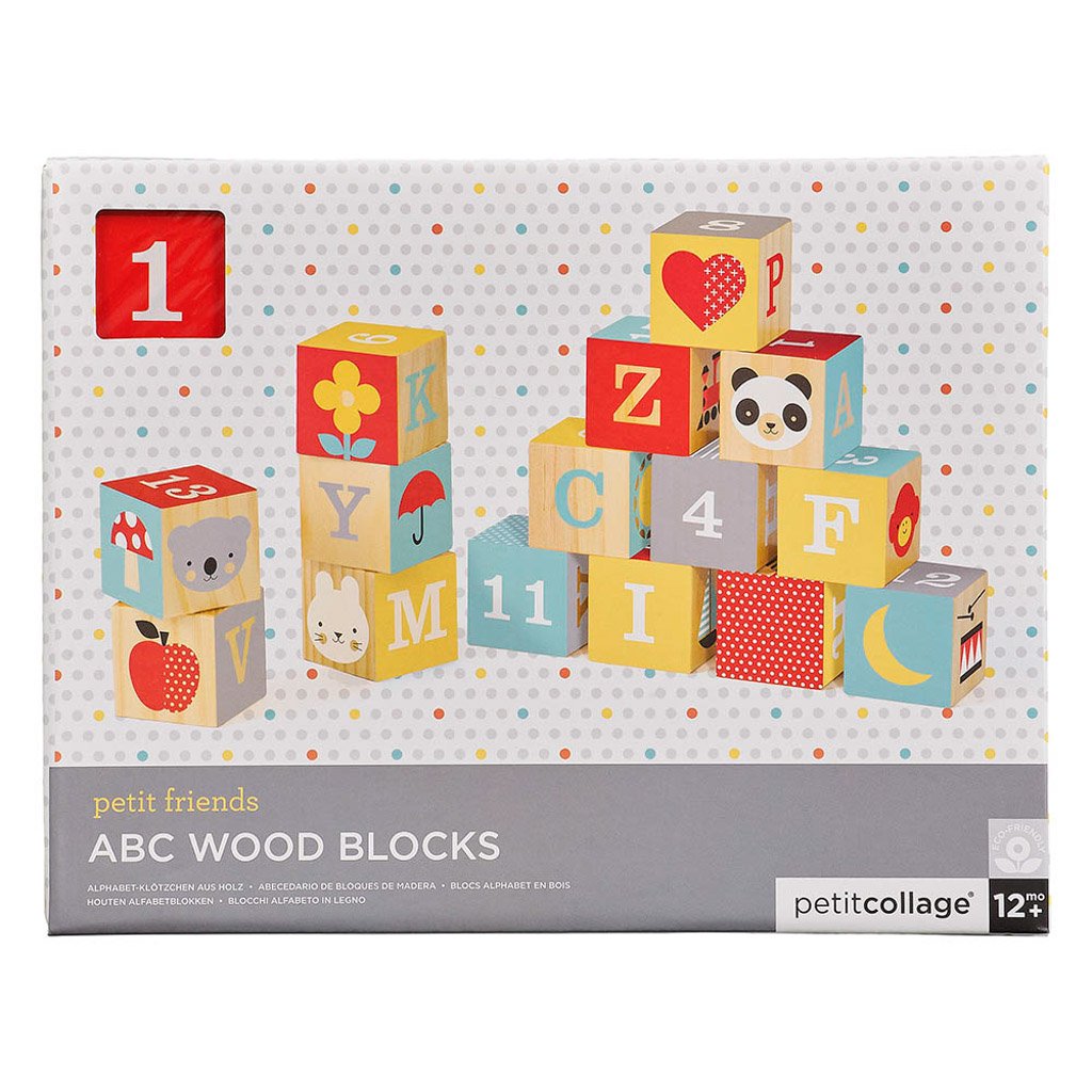 ABC Wooden Alphabet Blocks
