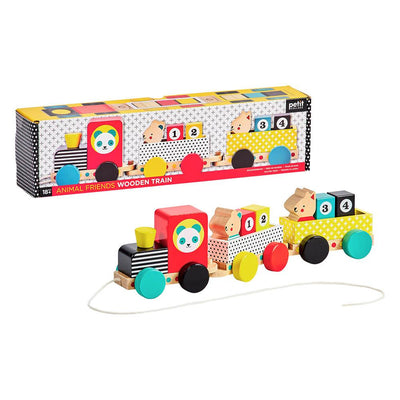 Wooden Pull Along Train Toy