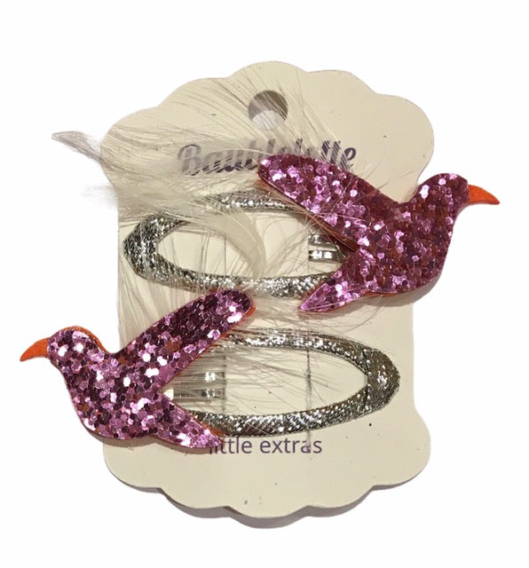 Birds of a Feather hair Clips