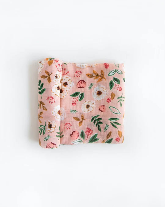 Vintage Floral Swaddle