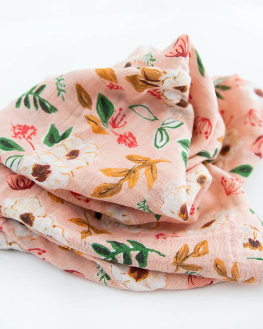 Vintage Floral Swaddle