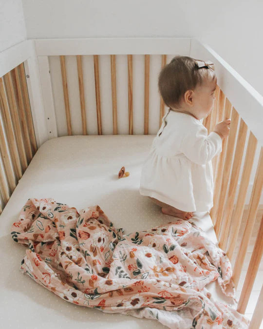Vintage Floral Swaddle