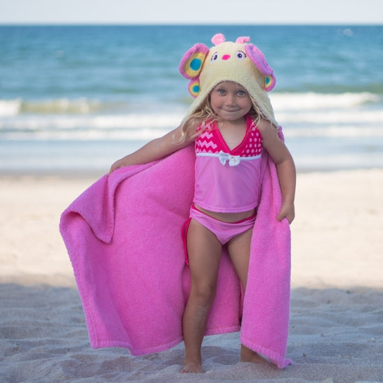 Butterfly Hooded Towel