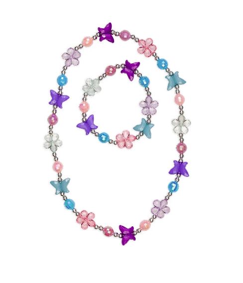 Flutter Me By Necklace and Bracelet Set
