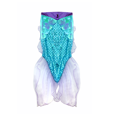 Mermaid Glimmer Teal Skirt and Headband Set