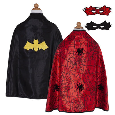 Spider/Bat  Reversible Cape Set