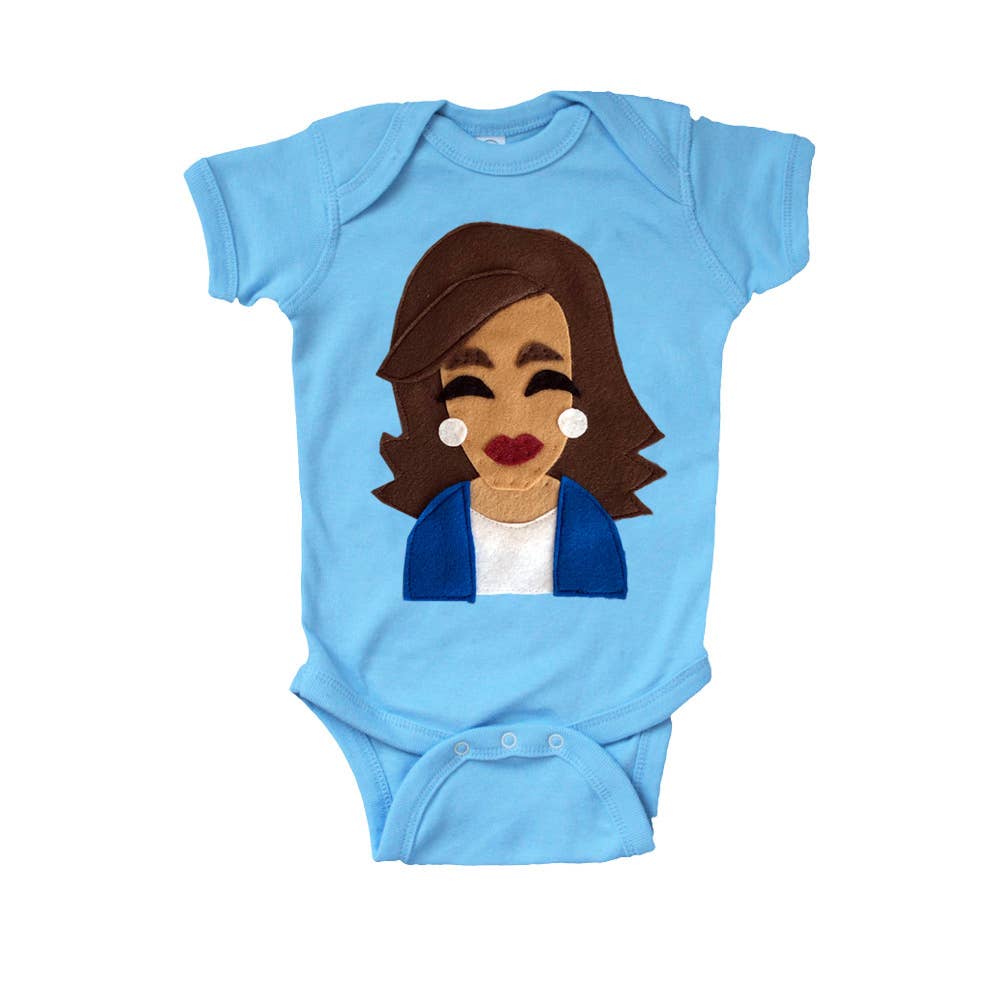 Kamala Harris Applique Bodysuit