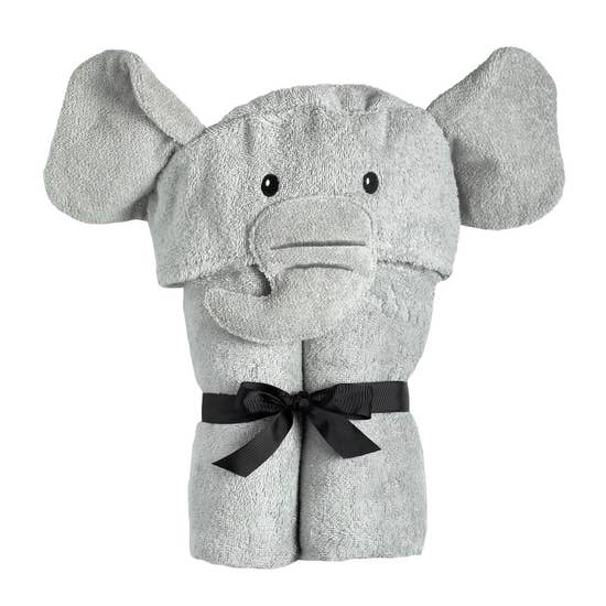 Yikes Twins Elephant Hooded Towel