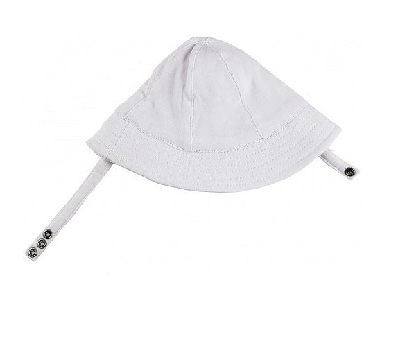 Interlock Sun Hat in White