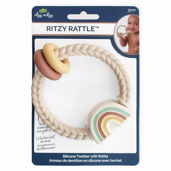 Ritzy Rattle Rainbow in Neutrals