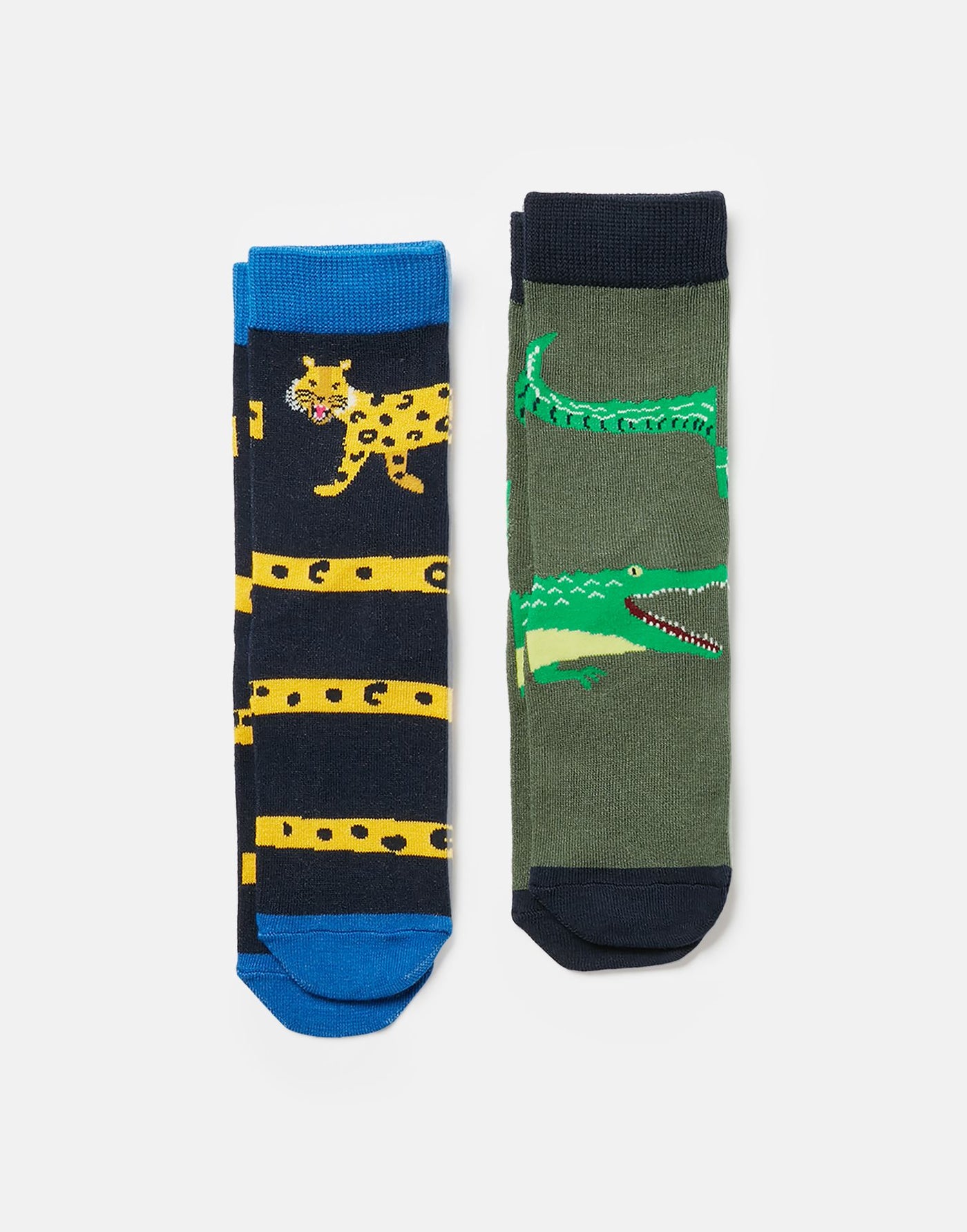 Brill Leopard & Crocodile 2 Pack Socks