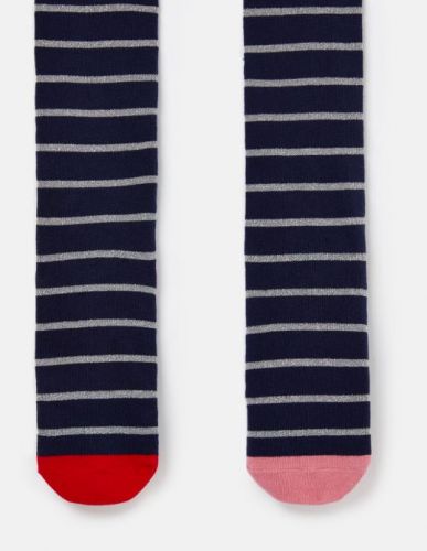 Partykins Tights in Navy Stripe