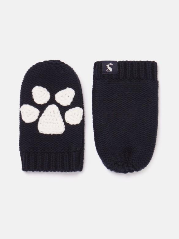 Paws Mittens in Navy