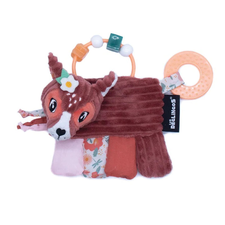 Les Deglingos Melimelos Deer Activity Rattle