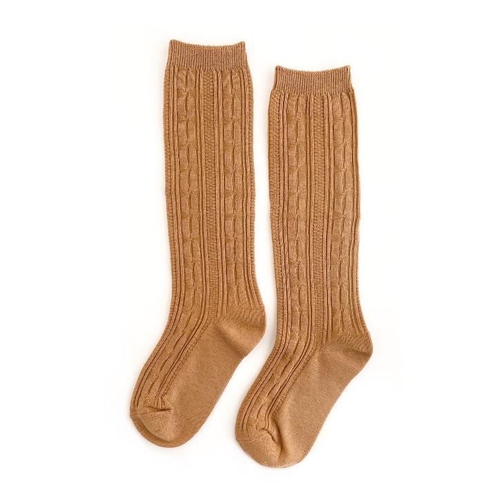 Knee Hi Socks in Biscotti