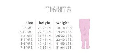 Cable Tights in Sugar Almond