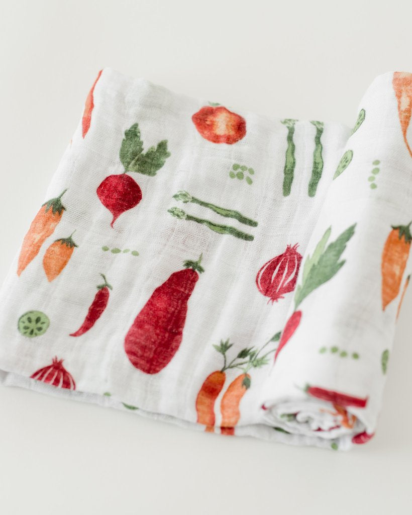 Little Unicorn Farmers Market Swaddle