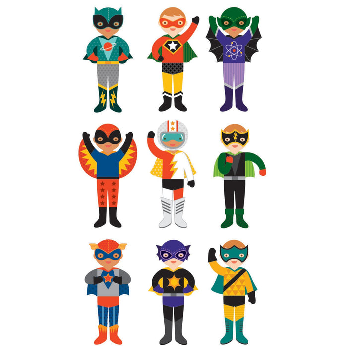 Superheroes Magnetic Dress Up Play Set samples