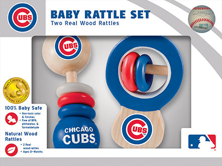 Chicago Cubs Rattle Set