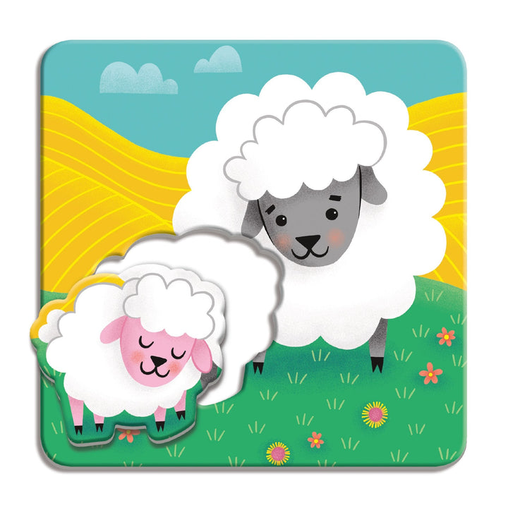 Farm Babies I Love You Match Up Puzzle
