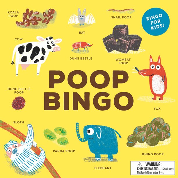 Poop Bingo game