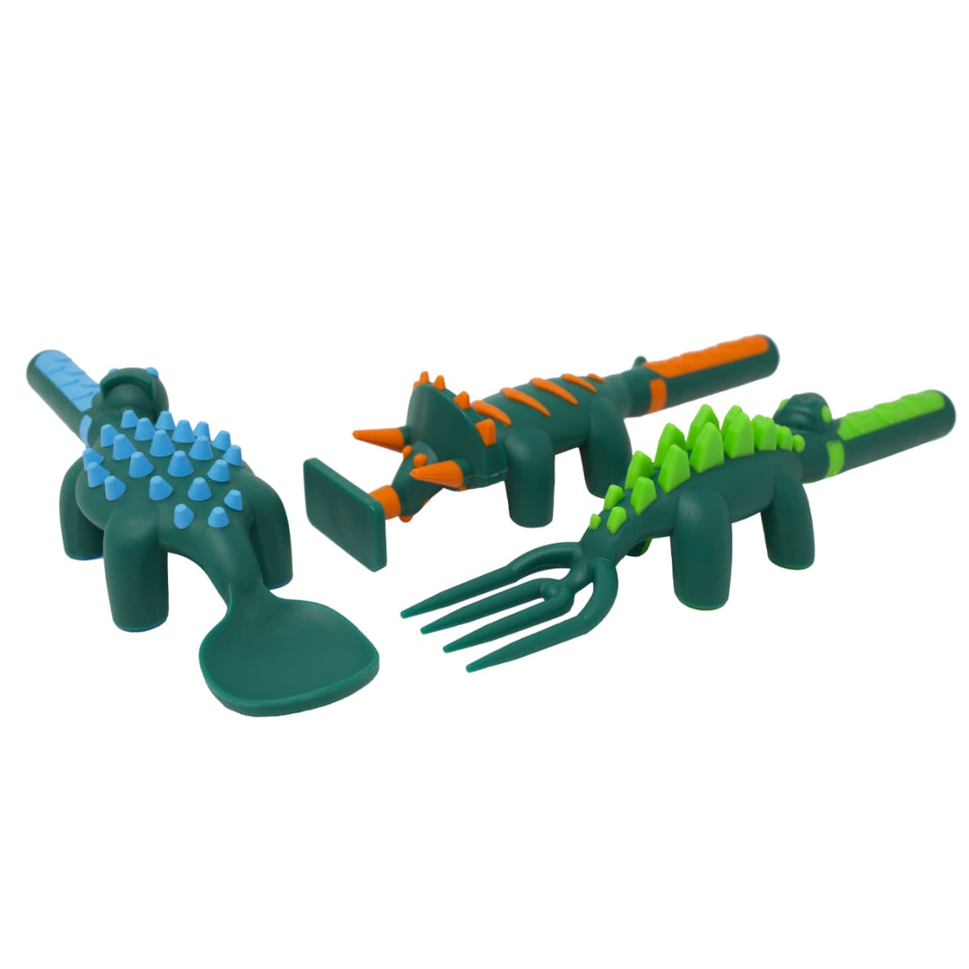 Constructive Eating Dino Utensils Set