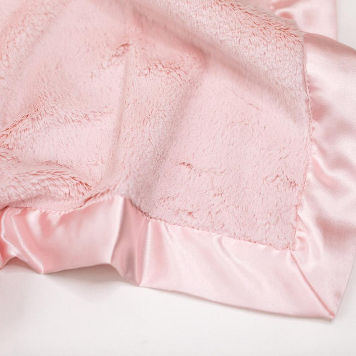 Saranoni Light Pink Satin Border Mini Blanket