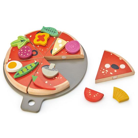 Tender Leaf Toys Pizza Party serving