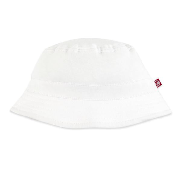 Solid Bucket Hat in White