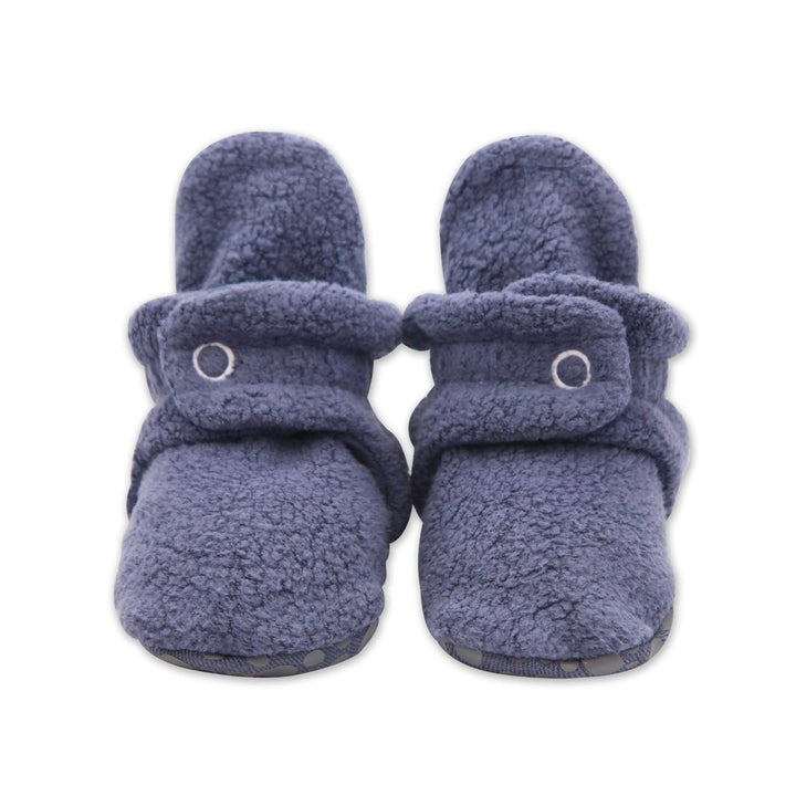 Zutano Cozie Fleece Bootie in Denim Navy