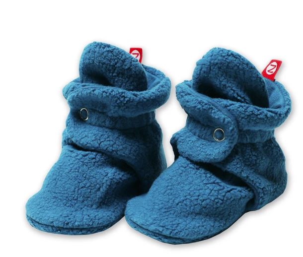 Cozie Fleece Booties in Pagoda