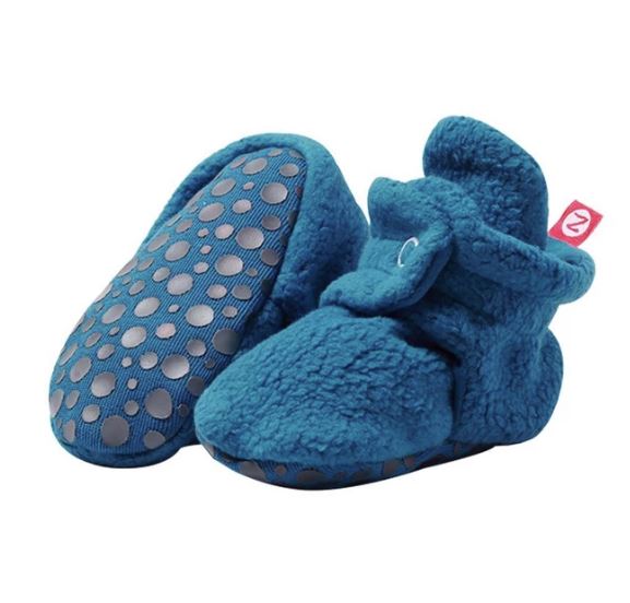 Cozie Fleece Booties in Pagoda